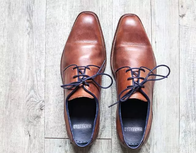 Shoes photo before clipping path