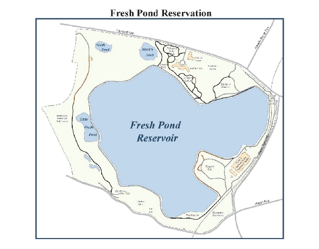 Raster park map used as the source