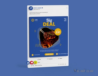 Social media ad design samples