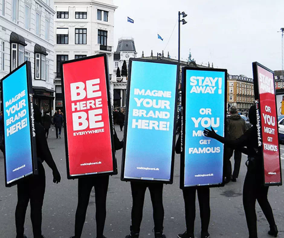 The Human Billboard-vector design us, inc