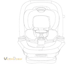 Vector Line Drawing work sample 2- vector design us, inc.
