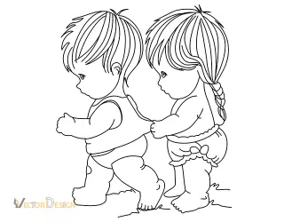 Vector Line Drawing work sample 3- vector design us, inc.