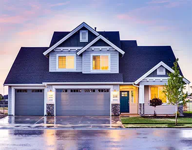 Suburban home photo to line art before editing