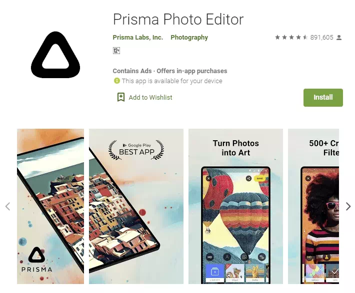 Prisma Photo Editor