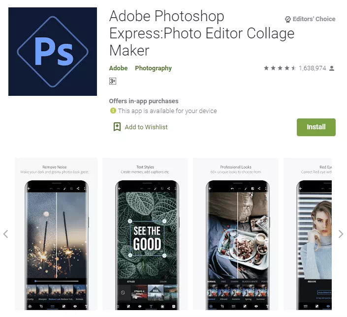 Adobe Photoshop Express