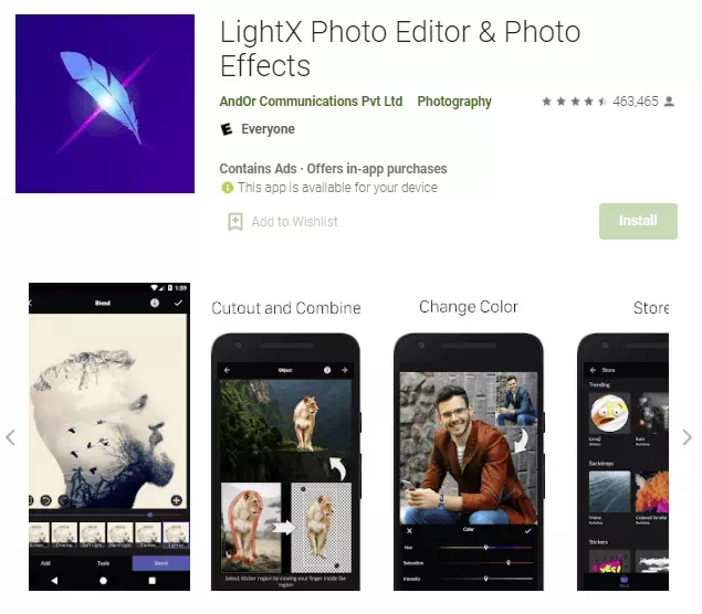 LightX Photo Editor