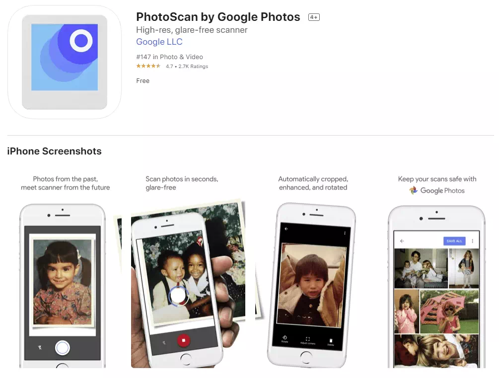 PhotoScan by Google Photos