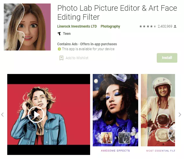 Photo Lab Picture Editor