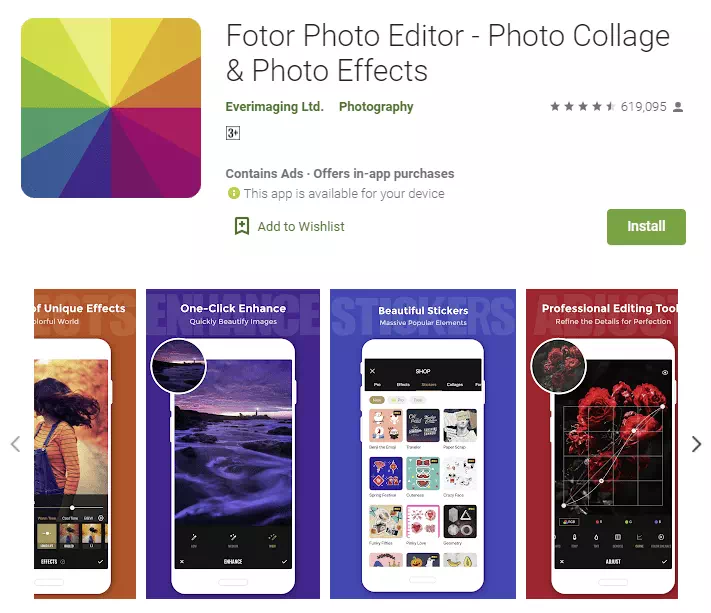 Fotor Photo Editor
