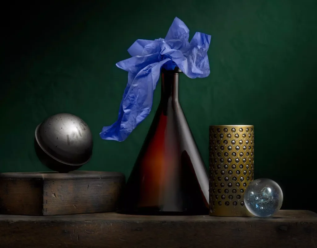 Harold Ross Still_Life_w_Sake_Bottle_LB