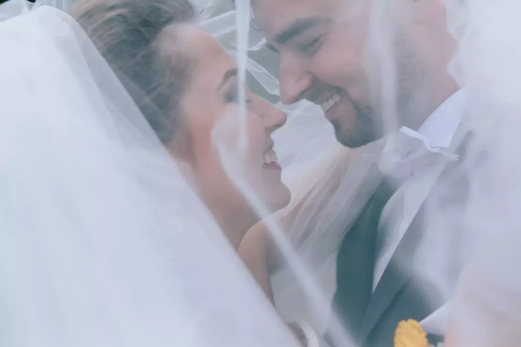 Hugging With A Veil