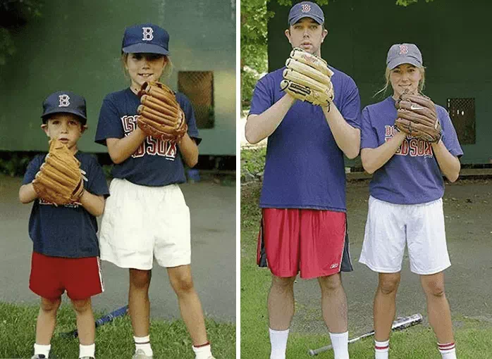 Recreate your childhood photo
