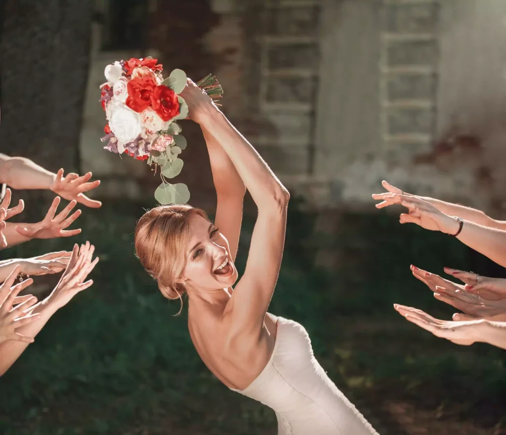 The Bouquet Toss