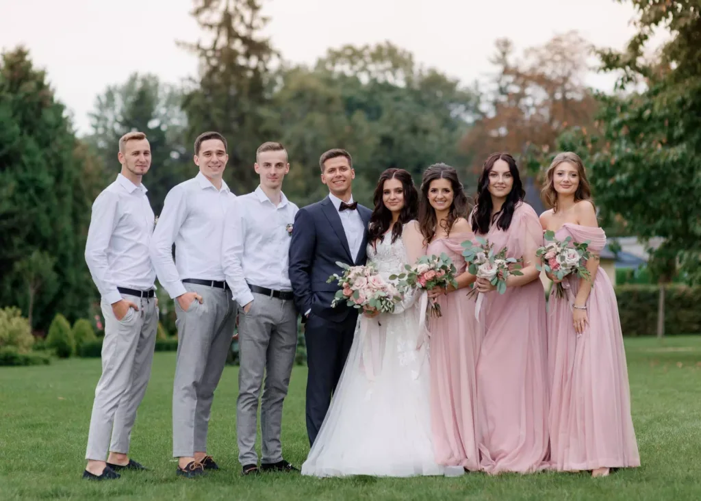 The One With Bridesmaid And Best Man