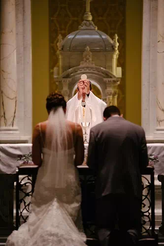 before the priest