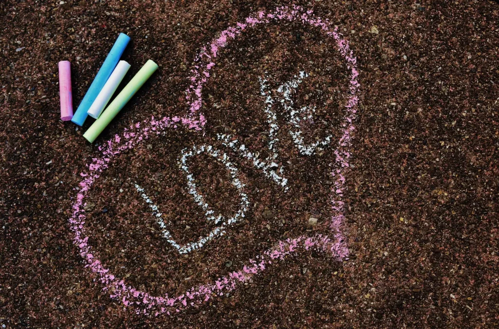 chalk drawing