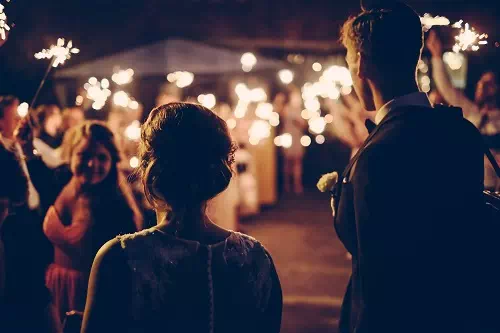 congratulations photoshoot in wedding