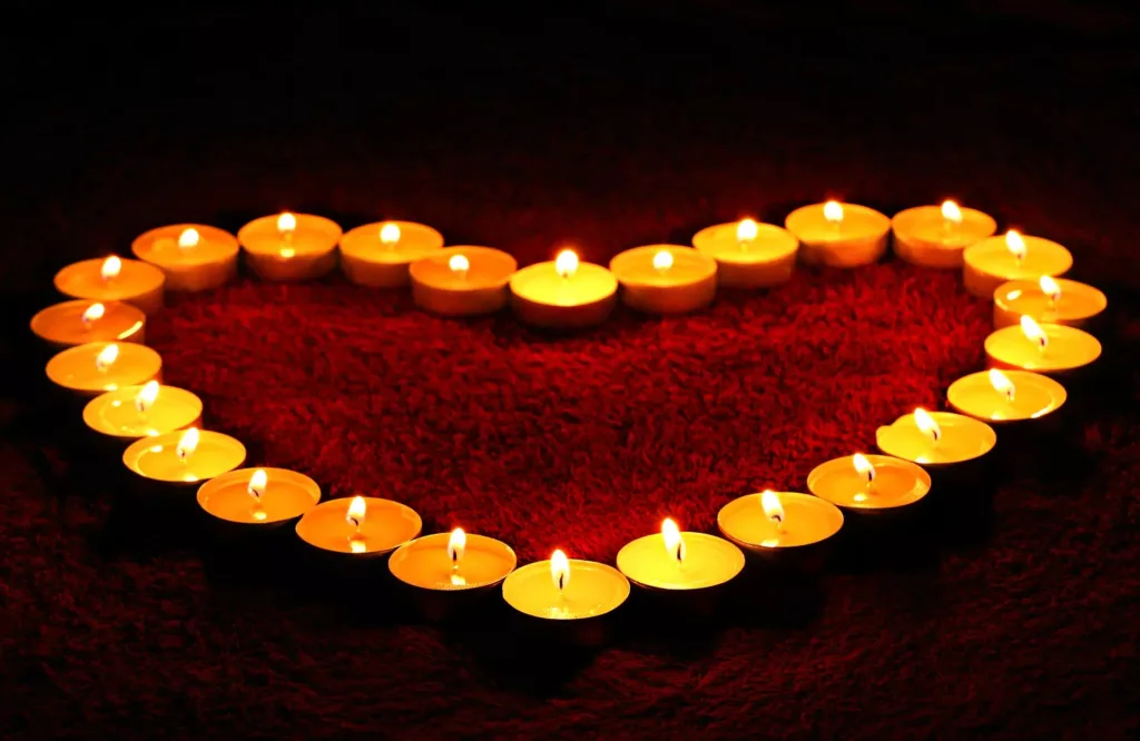 create story with candles