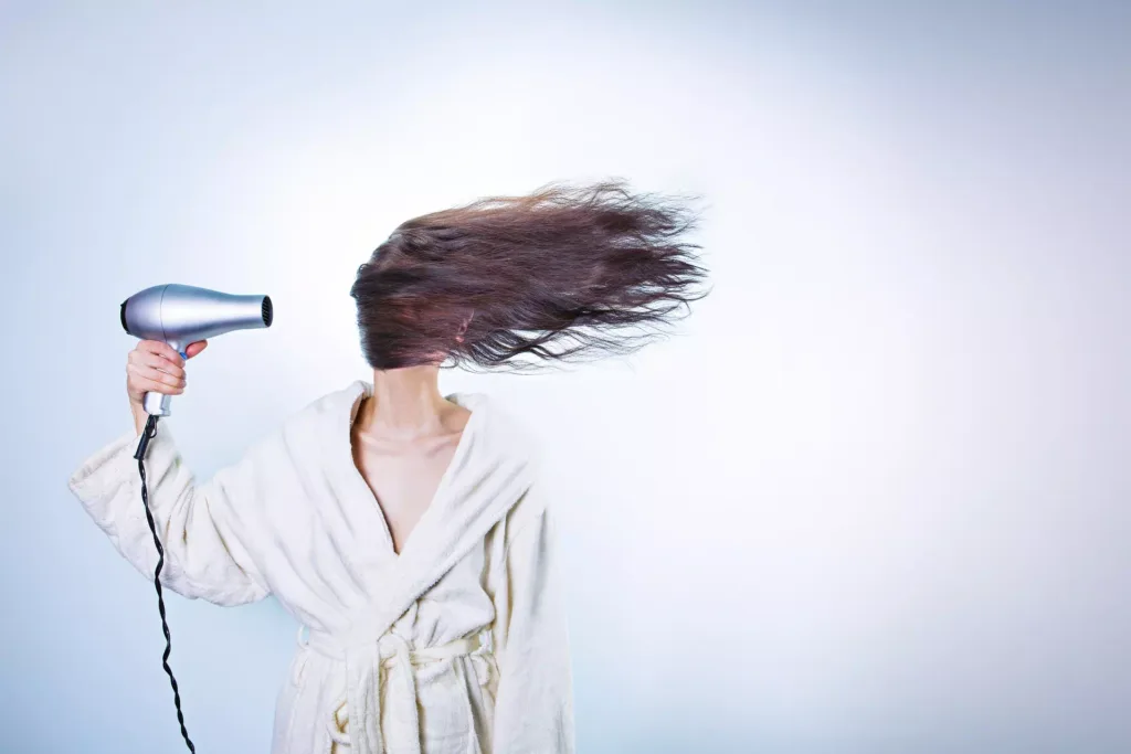 Fun Photo with Blow dryer