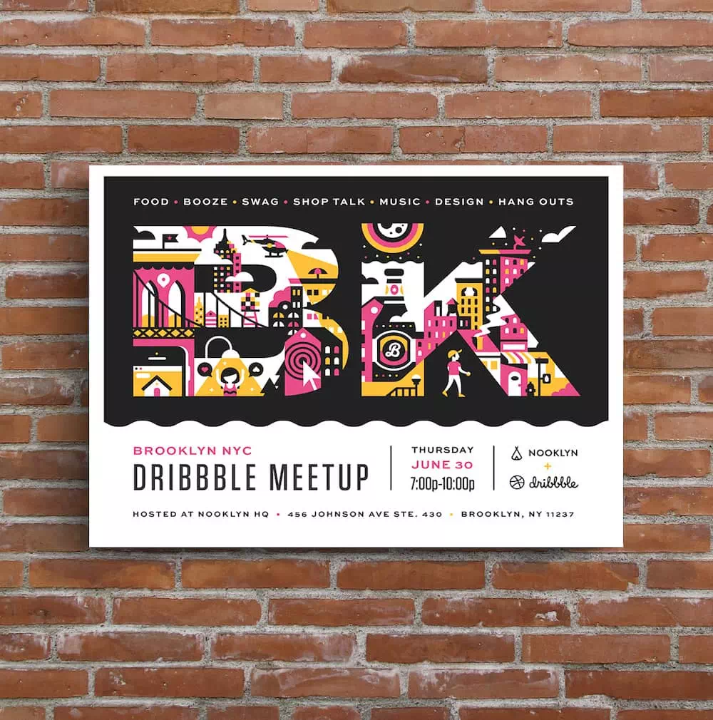 horizontal page orientation for a poster