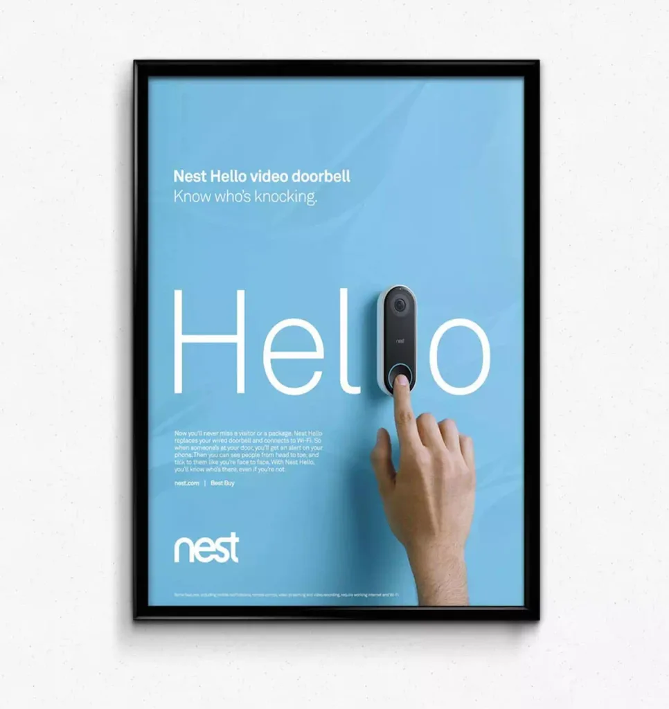 incorporate the product in the poster design
