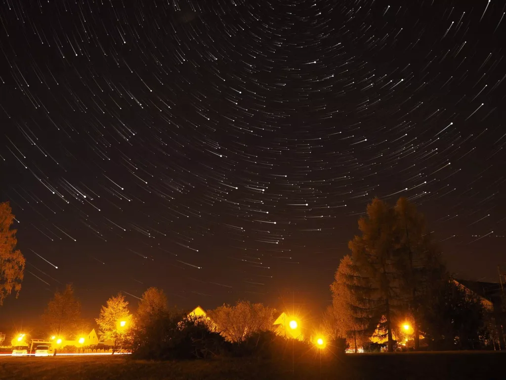 star trails