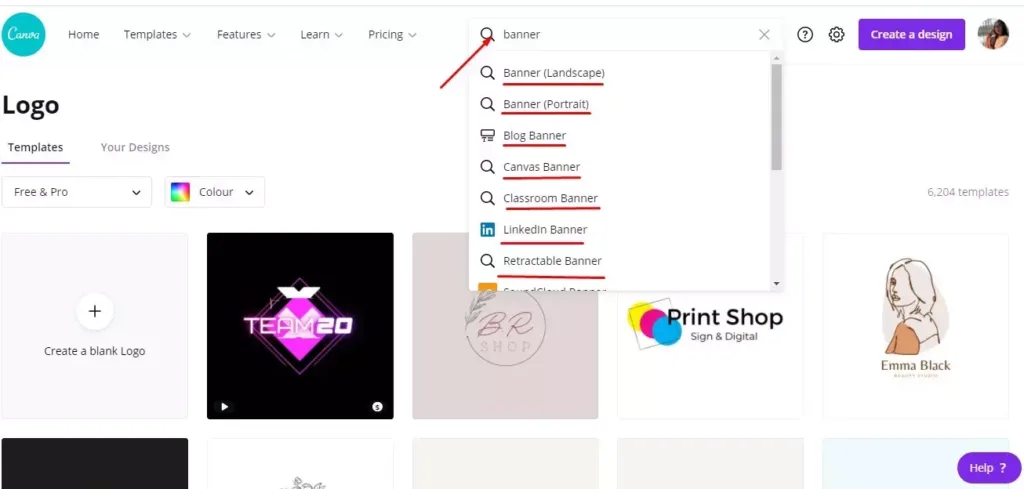 1.First, go to the Canve website as usual.