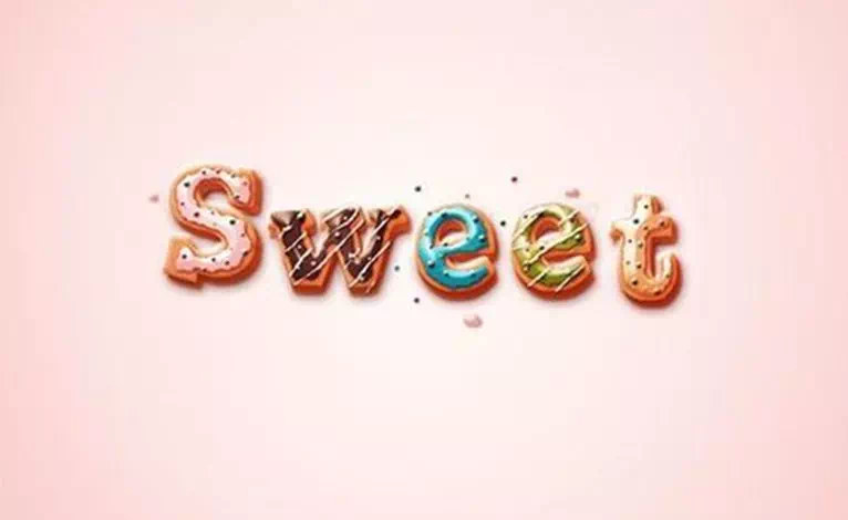 Adobe Photoshop: Delicious Donut Text