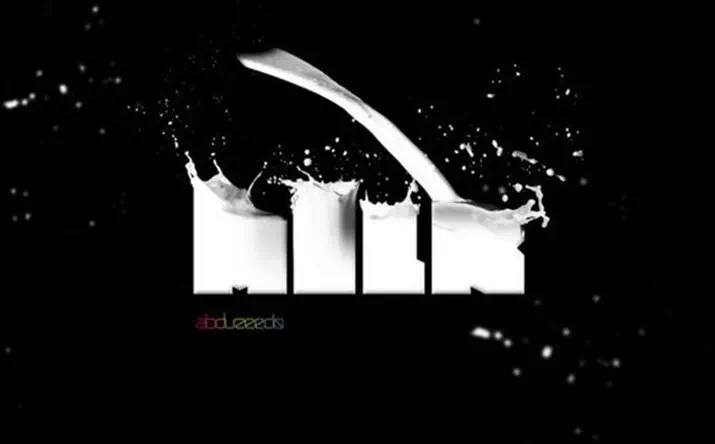 Adobe Photoshop: Milk Typography Effect