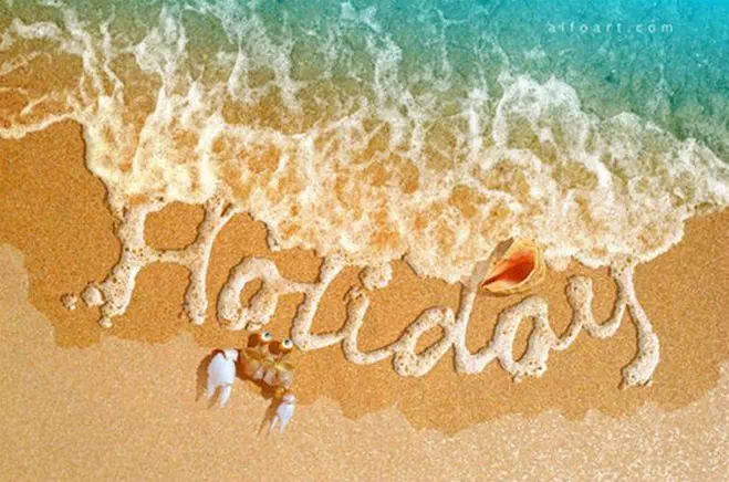 Adobe Photoshop: Sea Foam Text Effect