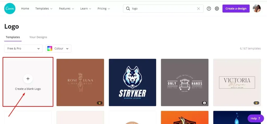 After you click on that ‘logo’