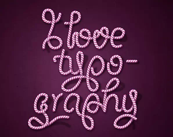 Candy Can Typography In Illustrator