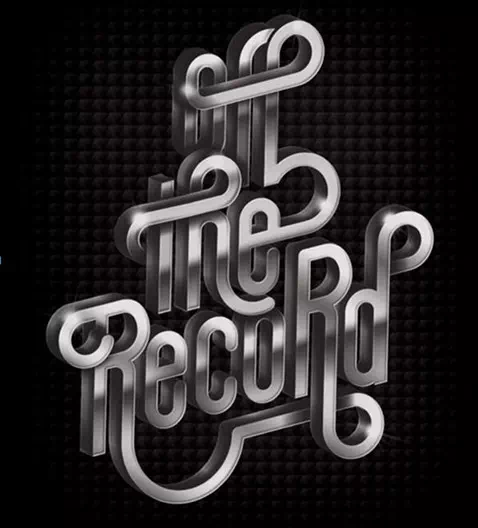 Chrome Typography Piece in Adobe Illustrator