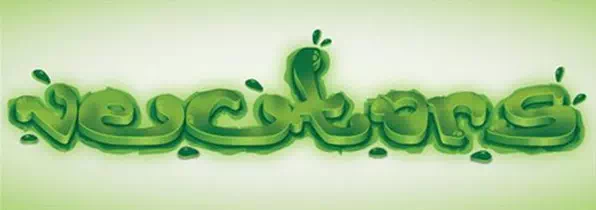 Green Viscous Text Effect in Adobe Illustrator