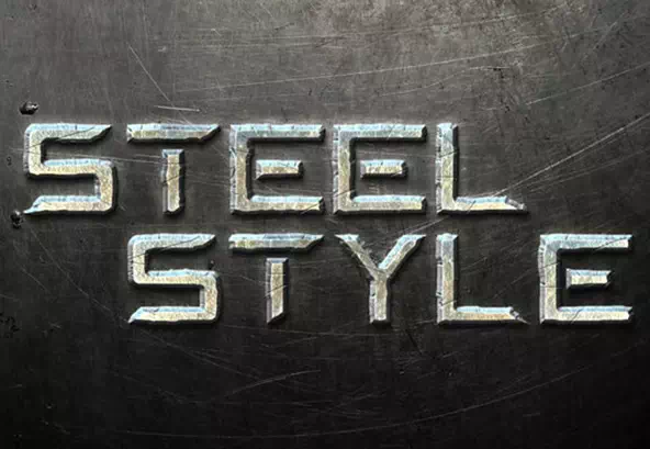Steel Text Effect in Photoshop