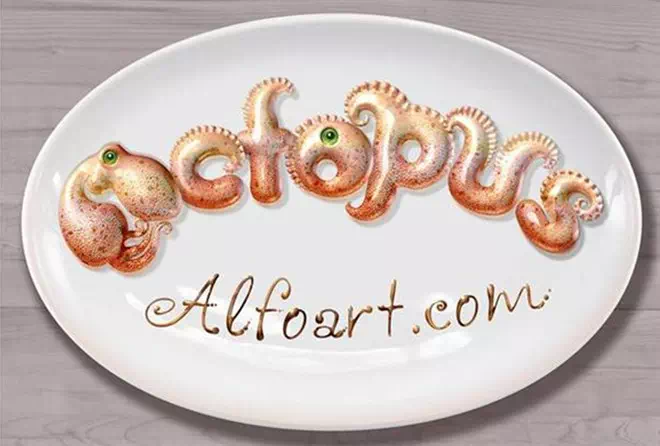 Making 3D Octopus Text Effect