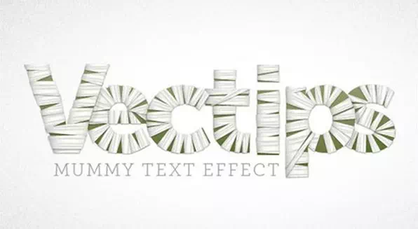 Mummy Text Effect in Illustrator