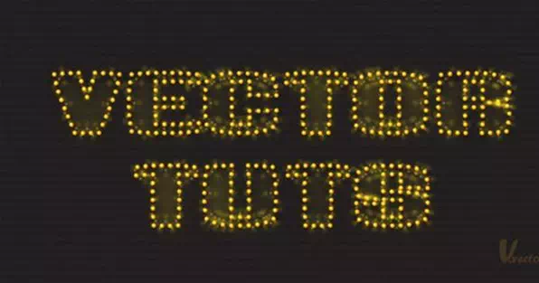 Sparkly Text Effect in Adobe Illustrator