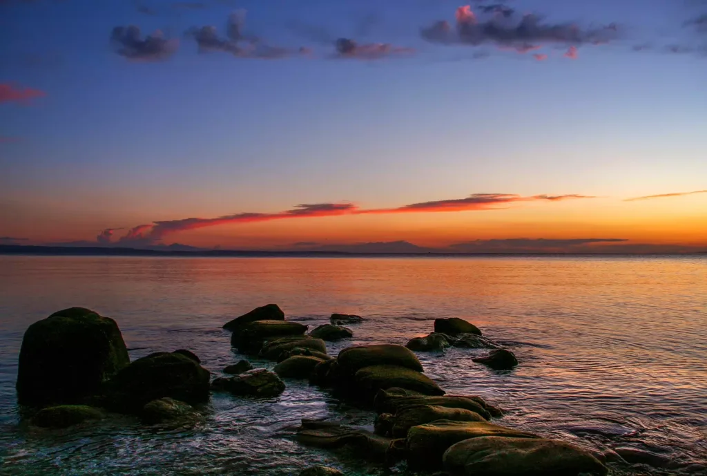 And the blue hour