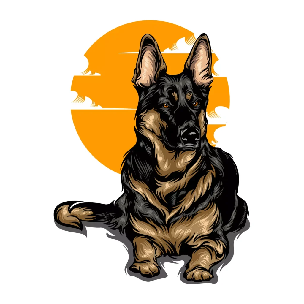 Black Dog Solid Color - Dog artwork