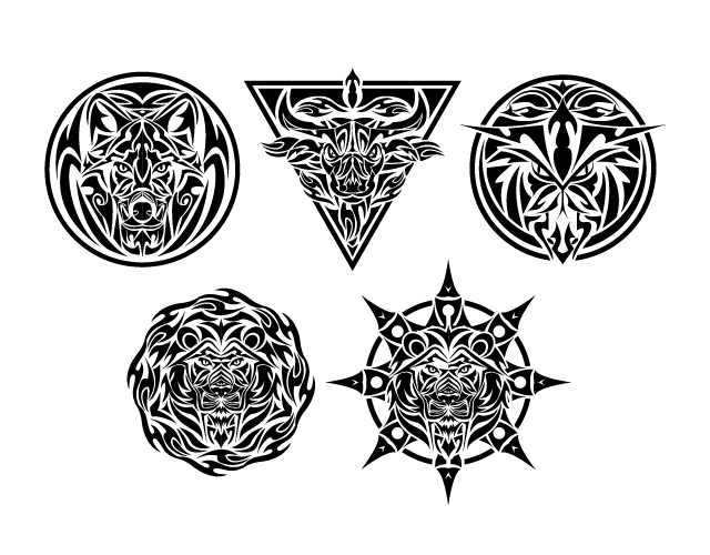 Geometric and Dotwork sample