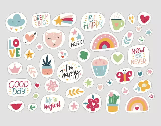 Kids and Fun Stickers sample