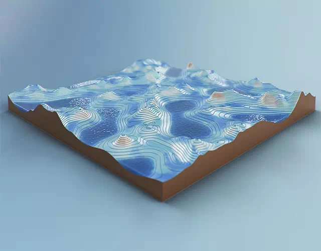 Terrain and Physical Maps sample