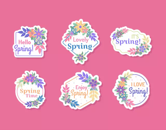 Seasonal and Greeting Stickers sample