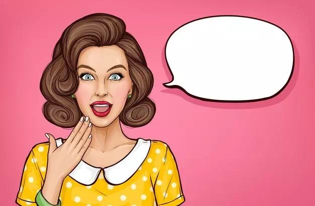 Excited, Shocked Pretty Lady - Vector Design US, Inc.