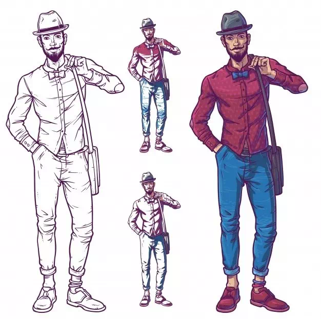 Fashionable Guy - Vector Design US, Inc.