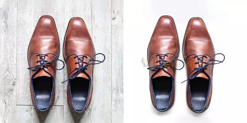 Shoes with white background