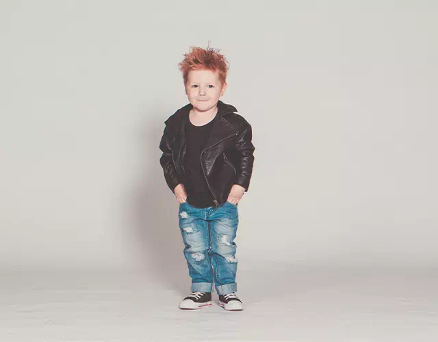 Kidswear colors corrected before editing