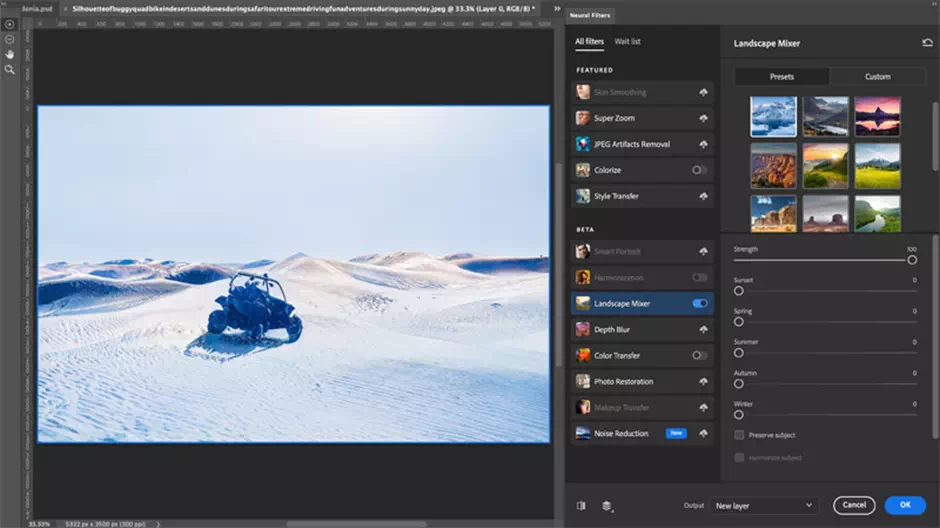 Look at the same desert scene 2