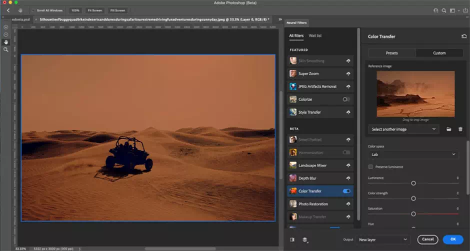 Notice how it applies to the color effect in